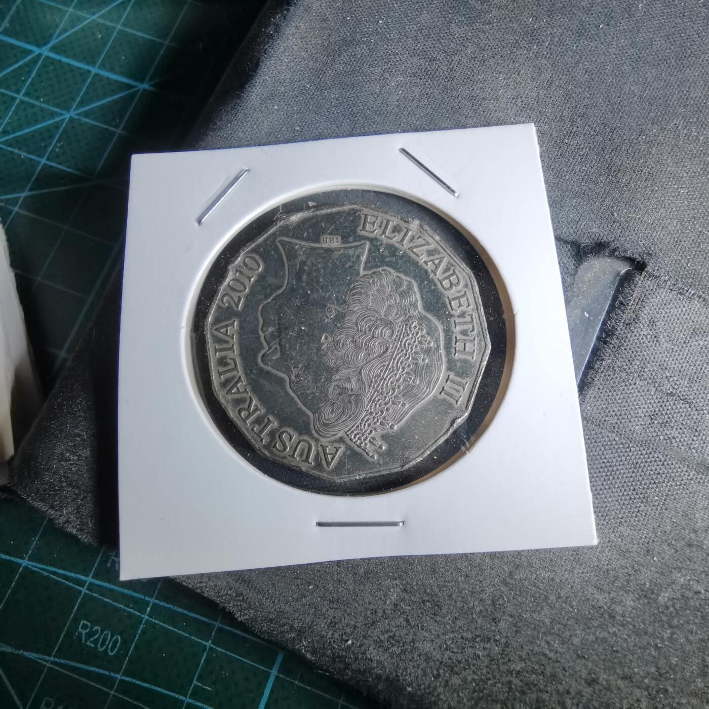 沼泽如烟--第959场 本期开始不支持出价小数点，感谢理解 澳大利亚2010年50分纪念币