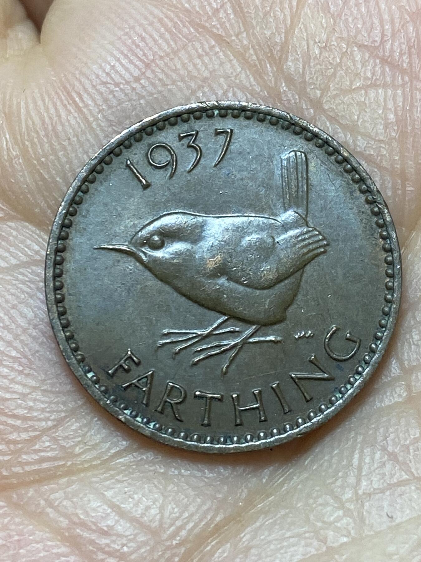 2026年第六场(总第一百七十五场）外国好品散币场(免佣金) 英国🇬🇧1937年1法新(乔治六世加冕年，第一版首发年)