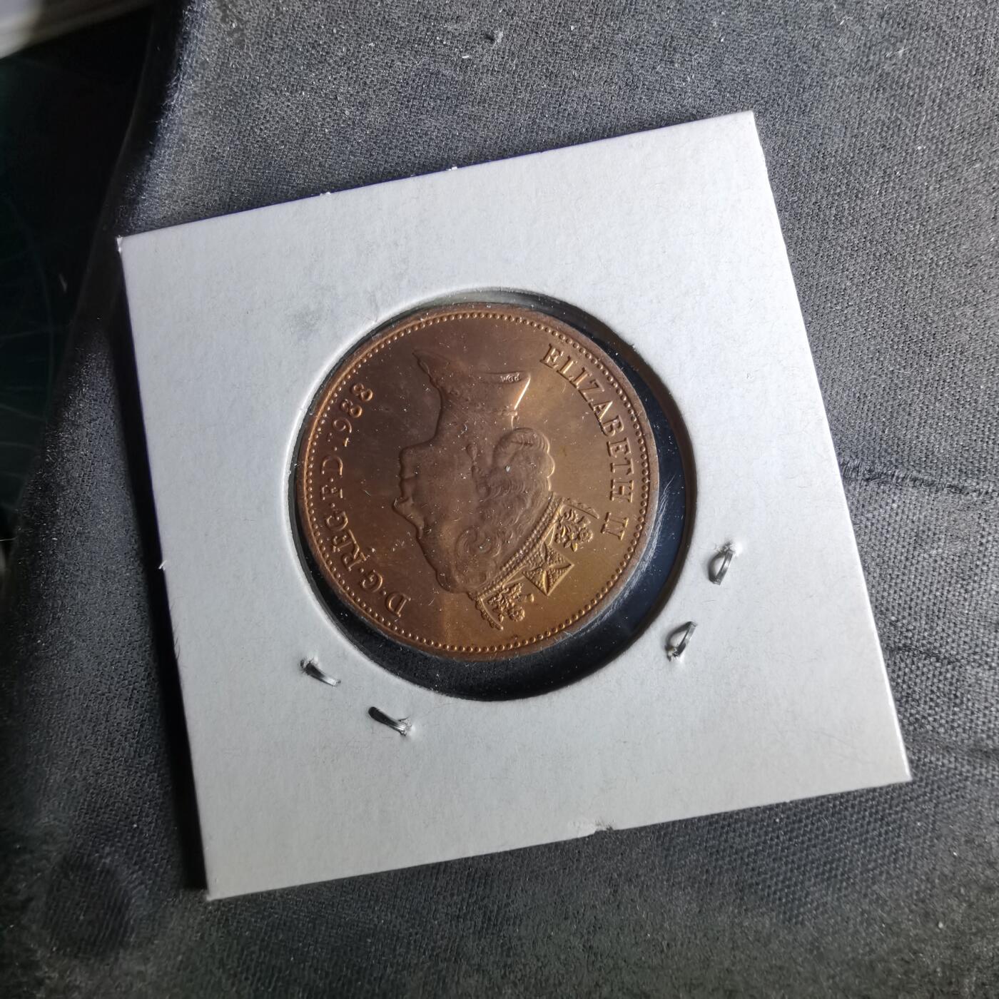 沼泽如烟--第958场 英国1988年2便士