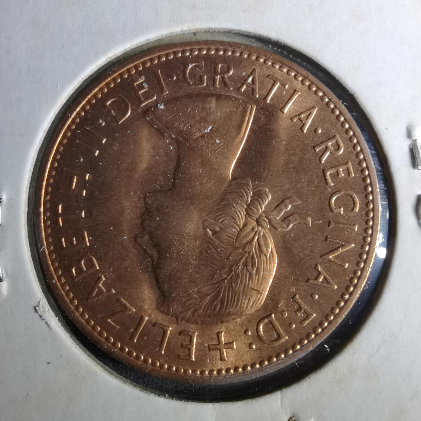 沼泽如烟--第958场 英国1967年1便士