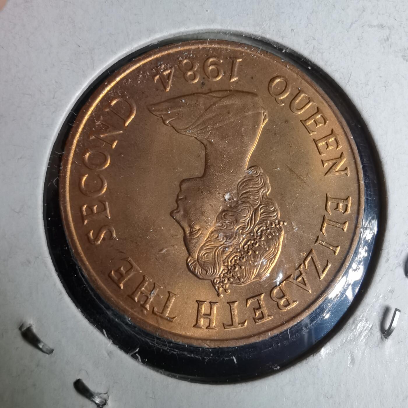 沼泽如烟--第958场 泽西1984年2便士