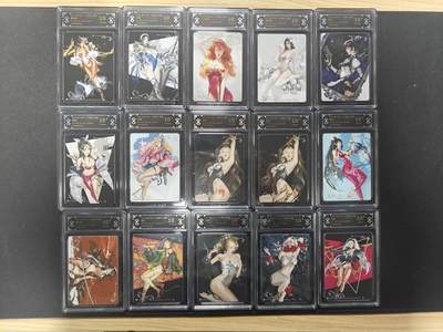 天玑星卡拍第159期《1.12周一截拍》持续收拍收评中 满赠卡需备注 - 焱卡文化 毒瘤 ART系列 限编199 一套15张CCG评级 10P5张 10星10张