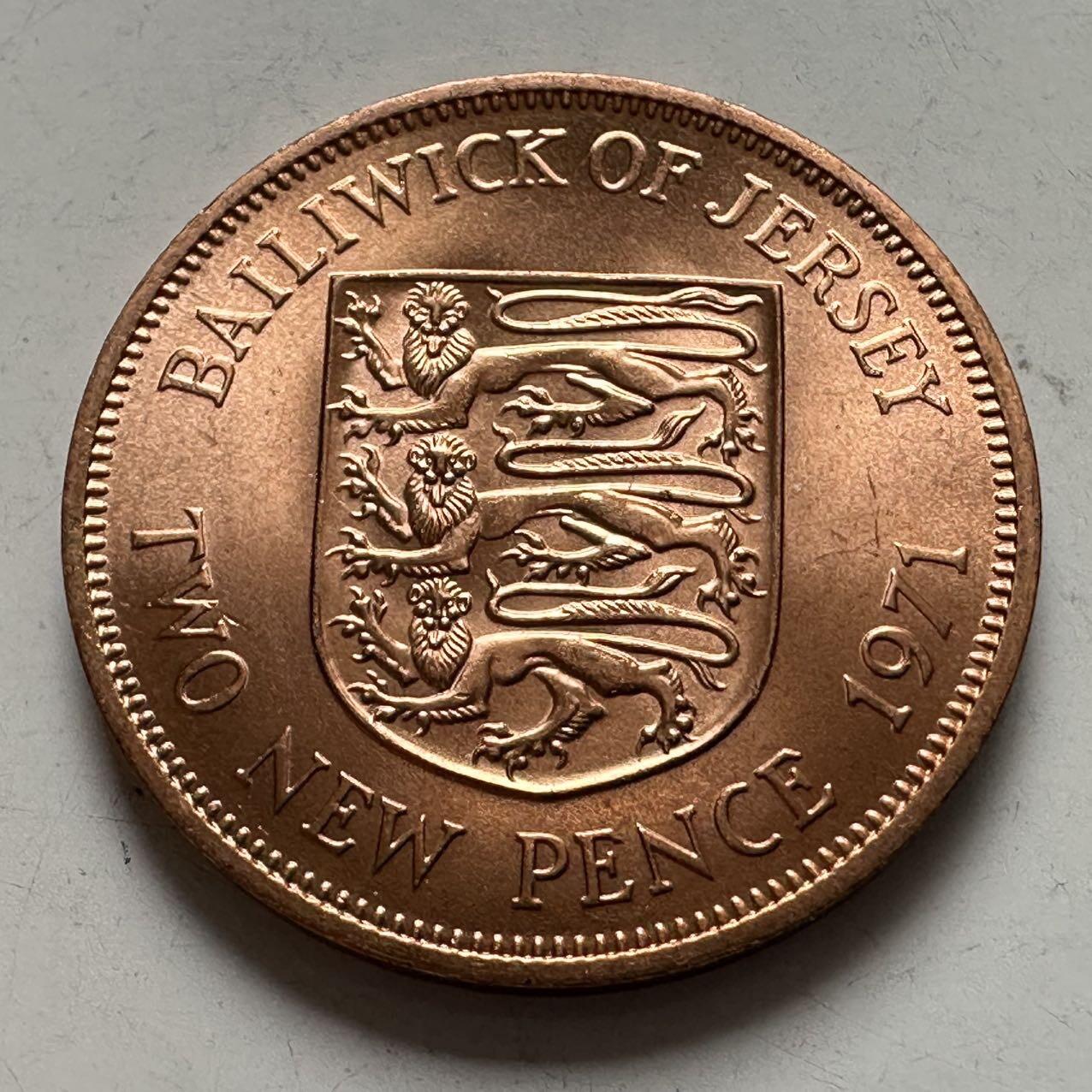 🌹外币初藏🌹🐯2026年第6场  每周二四六晚8️⃣点 接代拍 泽西岛1971年2便士