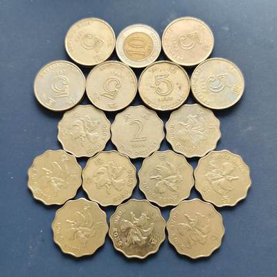 【全场包邮】纯粹捡漏拍495场-持续更新中 - 【批量】香港各年份2-10元散币17枚一批（具体数量请自行清点）