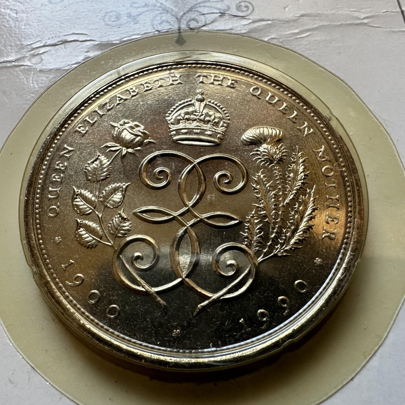 🌹外币初藏🌹🐯2026年第6场  每周二四六晚8️⃣点 接代拍 英国1990年五英镑纪念币原装卡