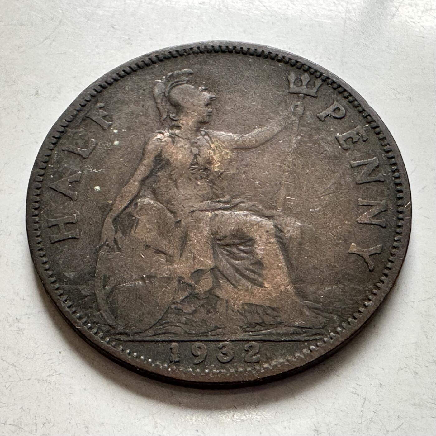 🌹外币初藏🌹🐯2026年第6场  每周二四六晚8️⃣点 接代拍 英国1932年半便士