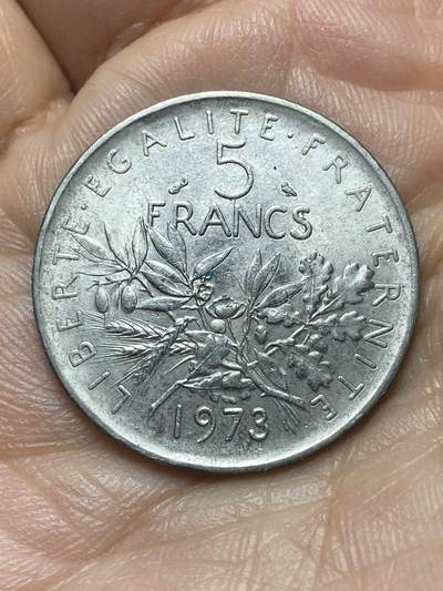 2026年第六场(总第一百七十五场）外国好品散币场(免佣金) - 法国🇫🇷1973年5法郎