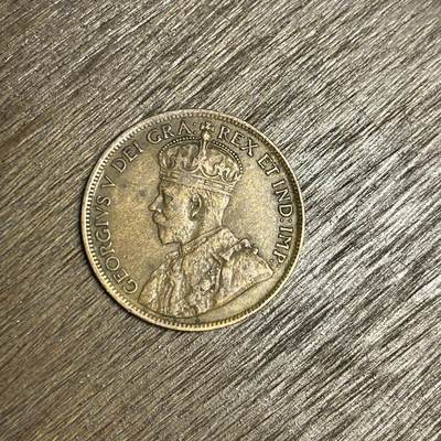 【铜匠收藏】★第137场★散币场。不寄存，30包邮。不满30元，支付5元运费。《接受代拍 代送NGC评级》 - 100【无寄存】1917 加拿大 乔治五 大1分 铜币