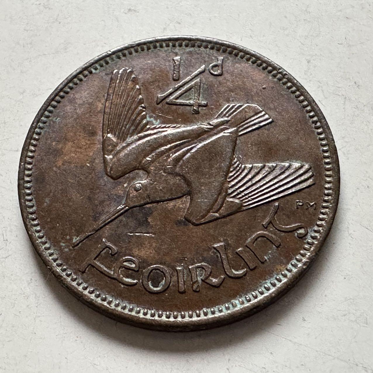 🌹外币初藏🌹🐯2026年第6场  每周二四六晚8️⃣点 接代拍 爱尔兰1953年1/4便士 