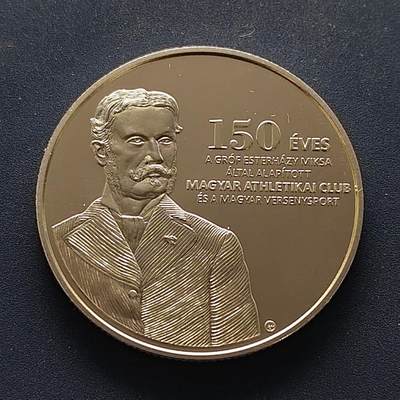 【全场包邮】纯粹捡漏拍495场-持续更新中 - 【少见】匈牙利2025年3000福林匈牙利田径俱乐部和匈牙利竞技体育150年纪念币-量5000