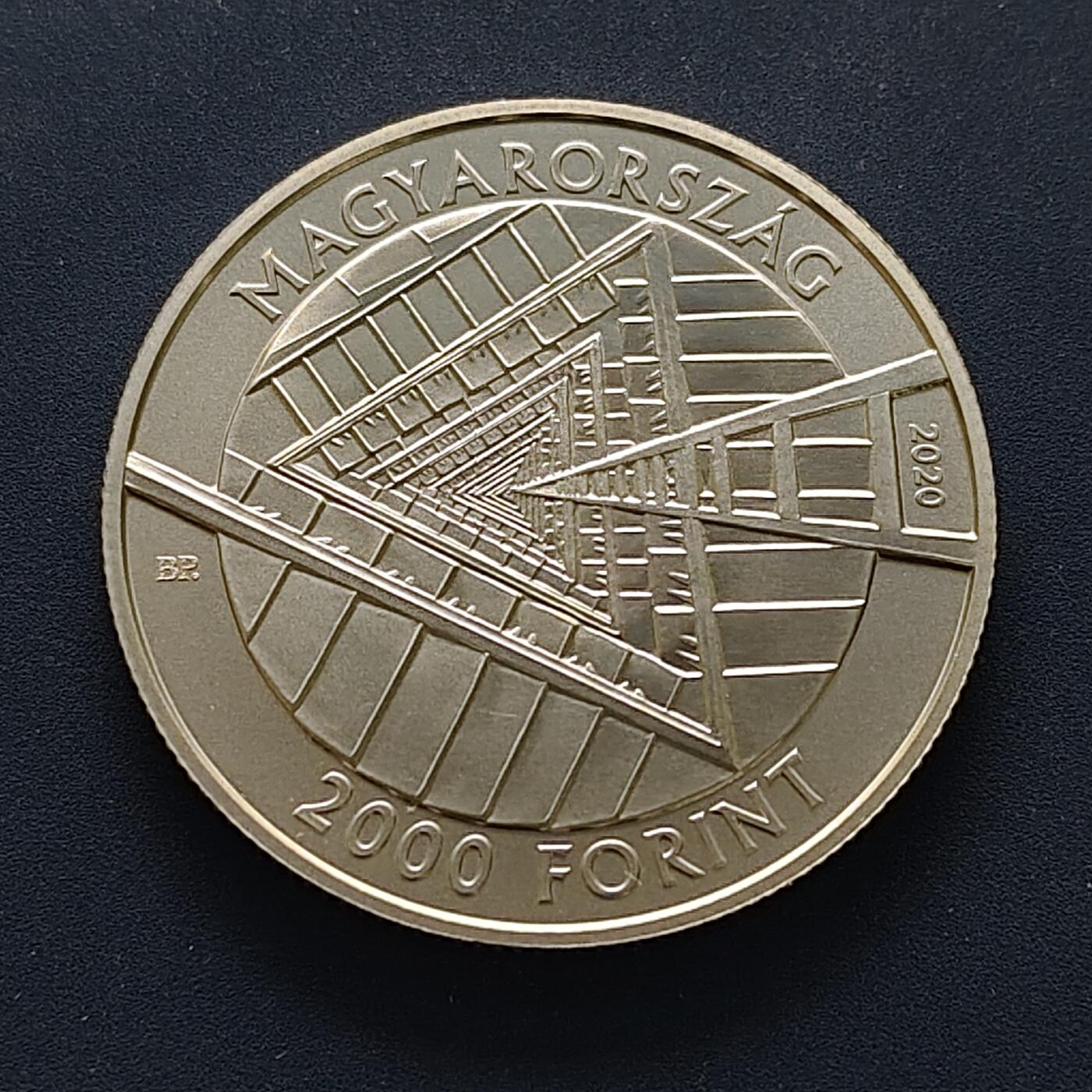 【全场包邮】纯粹捡漏拍495场-持续更新中 【少见】匈牙利2020年2000福林诺贝尔经济学奖得主亚诺什·海萨尼诞生100周年纪念币-量5000