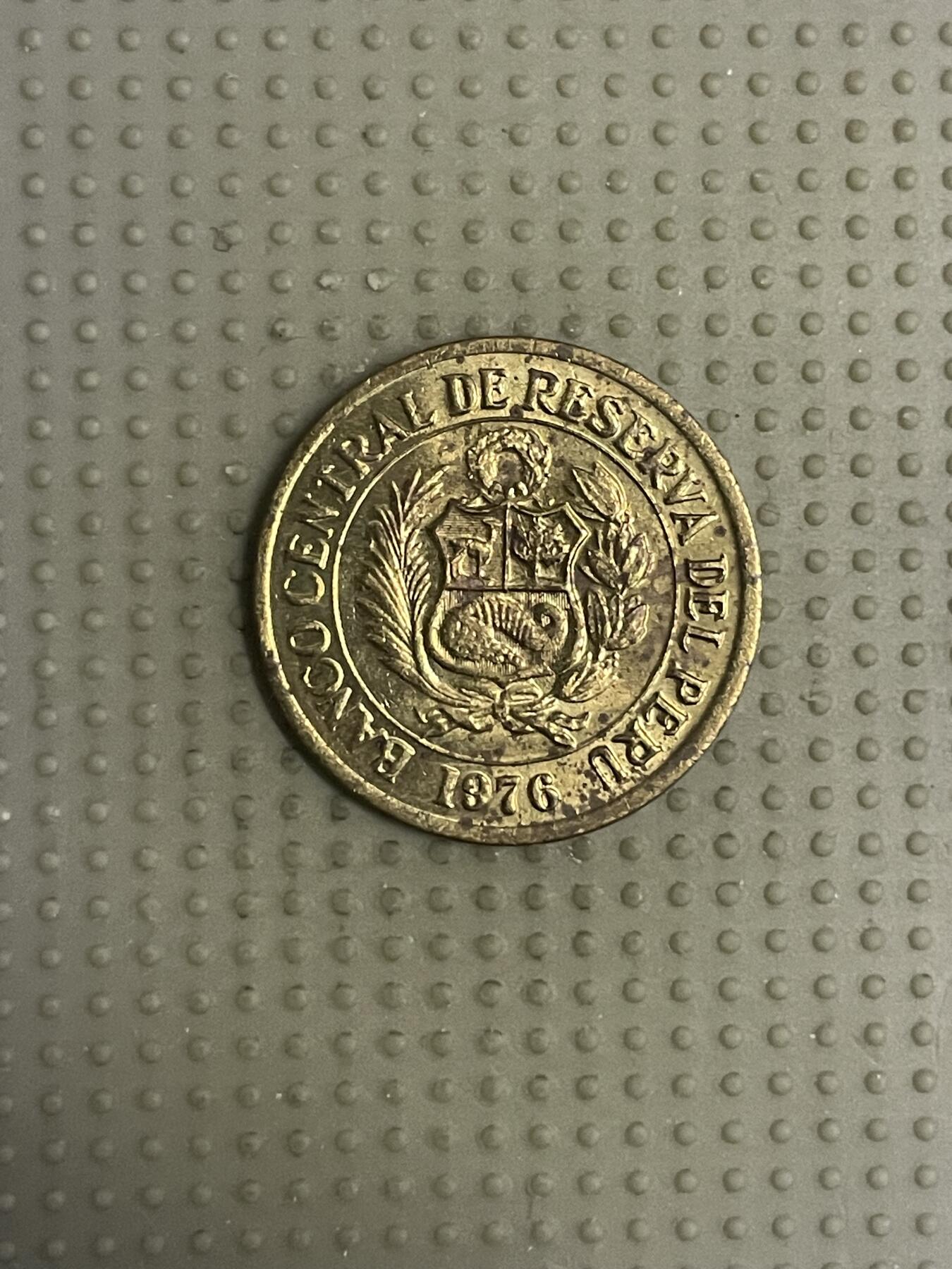 2026年第6场各国散币拍卖（总第156场） 秘鲁1976年1索尔