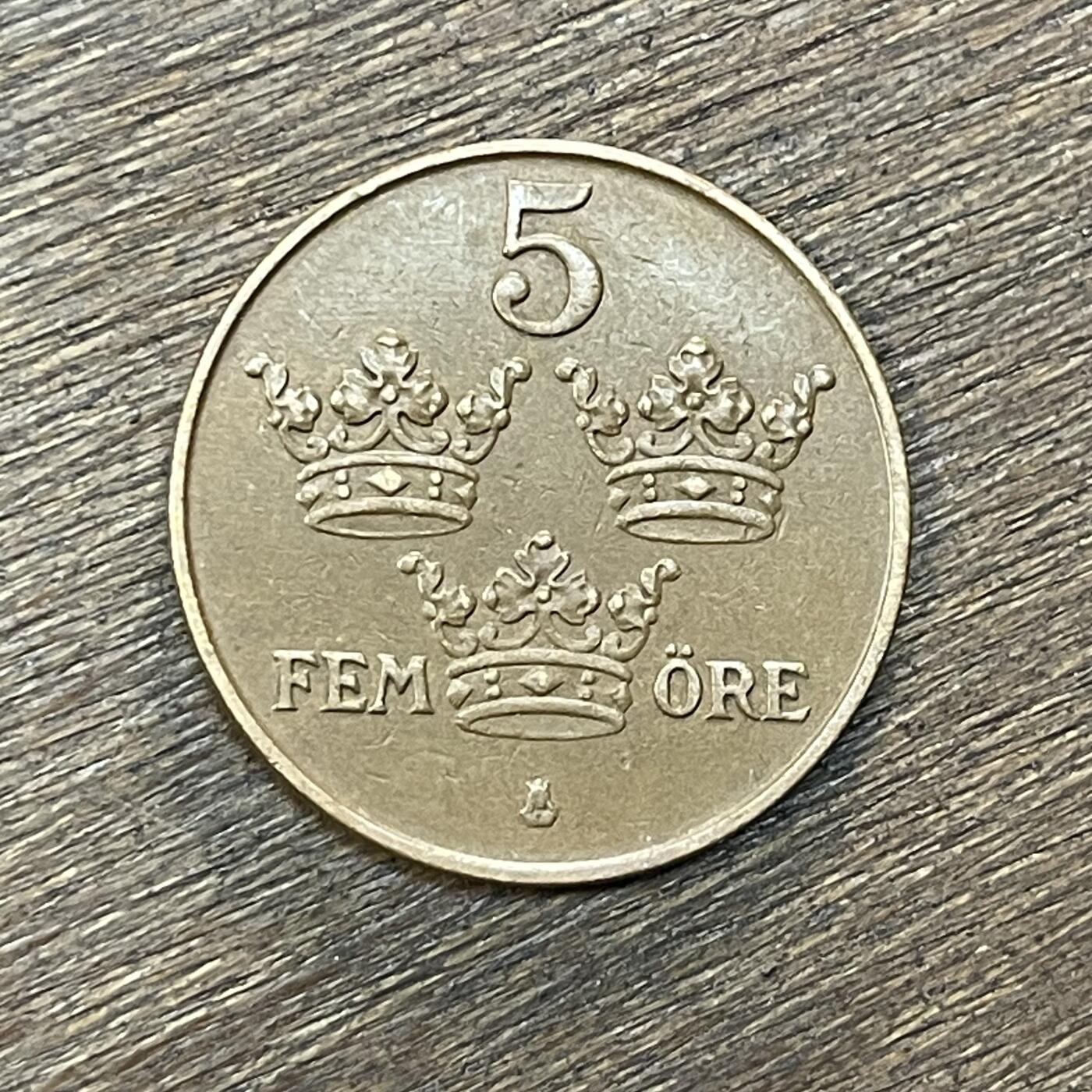 【铜匠收藏】★第138场★散币场。不寄存，30包邮。不满30元，支付5元运费。《接受代拍 代送NGC评级》 43【无寄存】瑞典硬币 1926年5欧尔铜币 