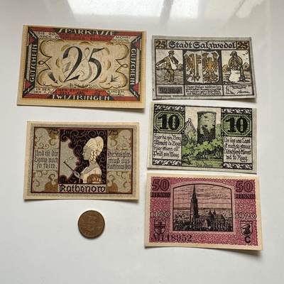 🌹外币初藏🌹🐯2026年第6场  每周二四六晚8️⃣点 接代拍 - 德国一战时期紧急币—14