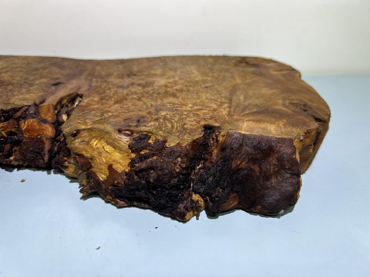 零元拍：NO78香杉木老根榴茶盘，尺寸约：750/180/250/35厚MM，满花满瘤，药香满鼻，无漆无蜡