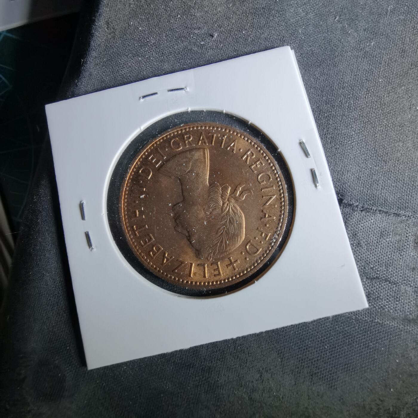 沼泽如烟--第958场 英国1967年1便士