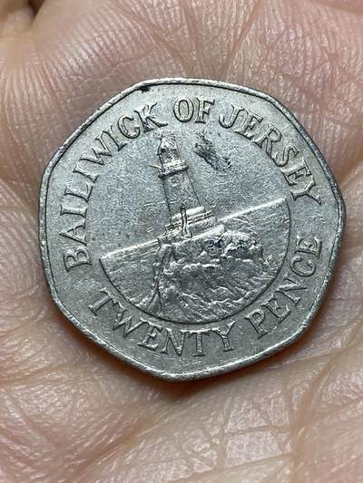 2026年第六场(总第一百七十五场）外国好品散币场(免佣金) - 英属泽西岛🇯🇪2002年20便士(伊丽莎白二世老年)