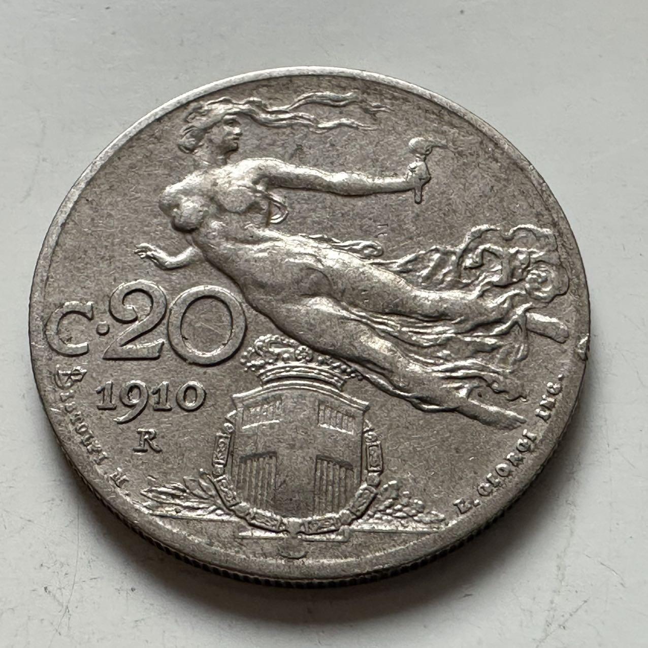 🌹外币初藏🌹🐯2026年第6场  每周二四六晚8️⃣点 接代拍 意大利1910年20分