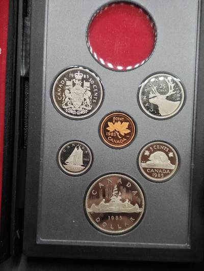 【淘币小摊】实时拍第八百四十六拍   散币场   满百包邮可预留二周 每周一统一发货   - 加拿大1985年精制套币