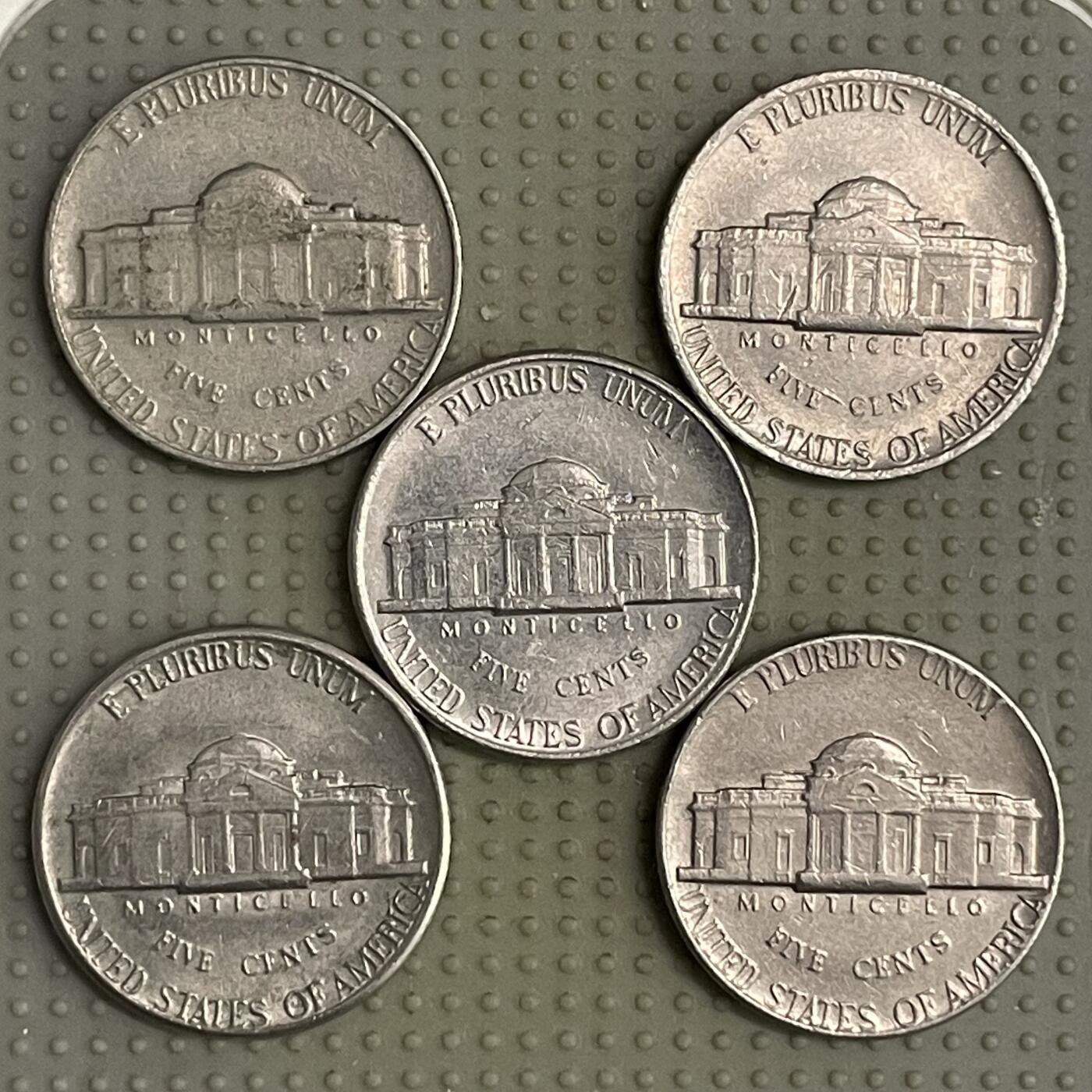 2026年第6场各国散币拍卖（总第156场） 美国5美分5枚