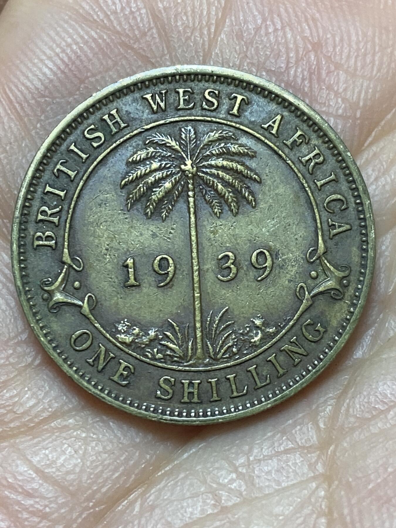 2026年第六场(总第一百七十五场）外国好品散币场(免佣金) 英属西非1939年1先令(乔治六世第一版)