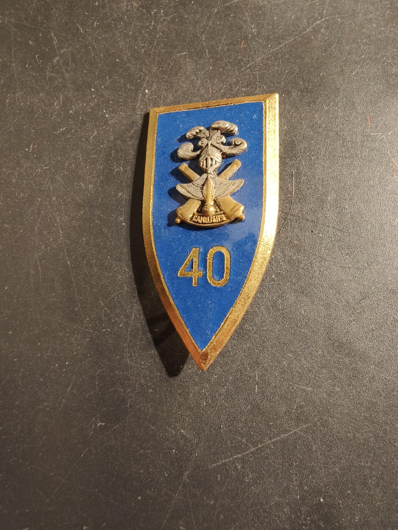 老王徽章第176期 法国陆军第40野战连证章