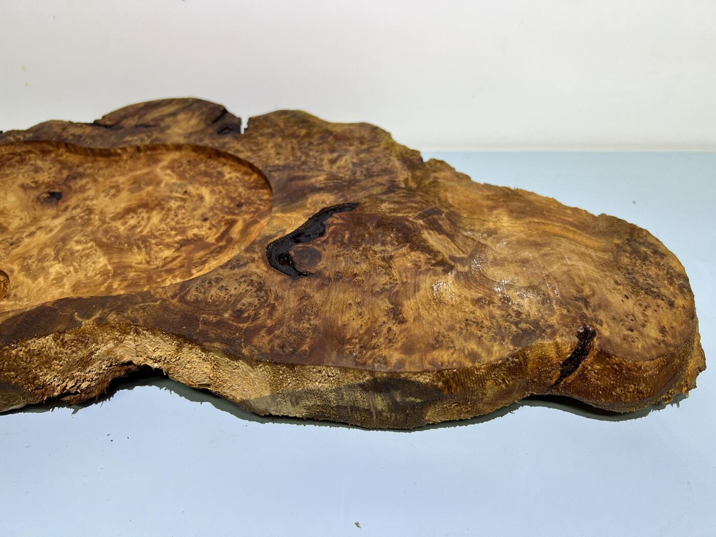 零元拍：NO78香杉木老根榴茶盘，尺寸约：750/180/250/35厚MM，满花满瘤，药香满鼻，无漆无蜡