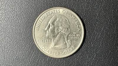 【铜匠收藏】★第136场★客户代拍 散币场，无寄存！！无佣金，30包邮。不满30元，支付5元运费。《接受代拍 代送NGC评级》 - 美国2002D田纳西州25美分铜币