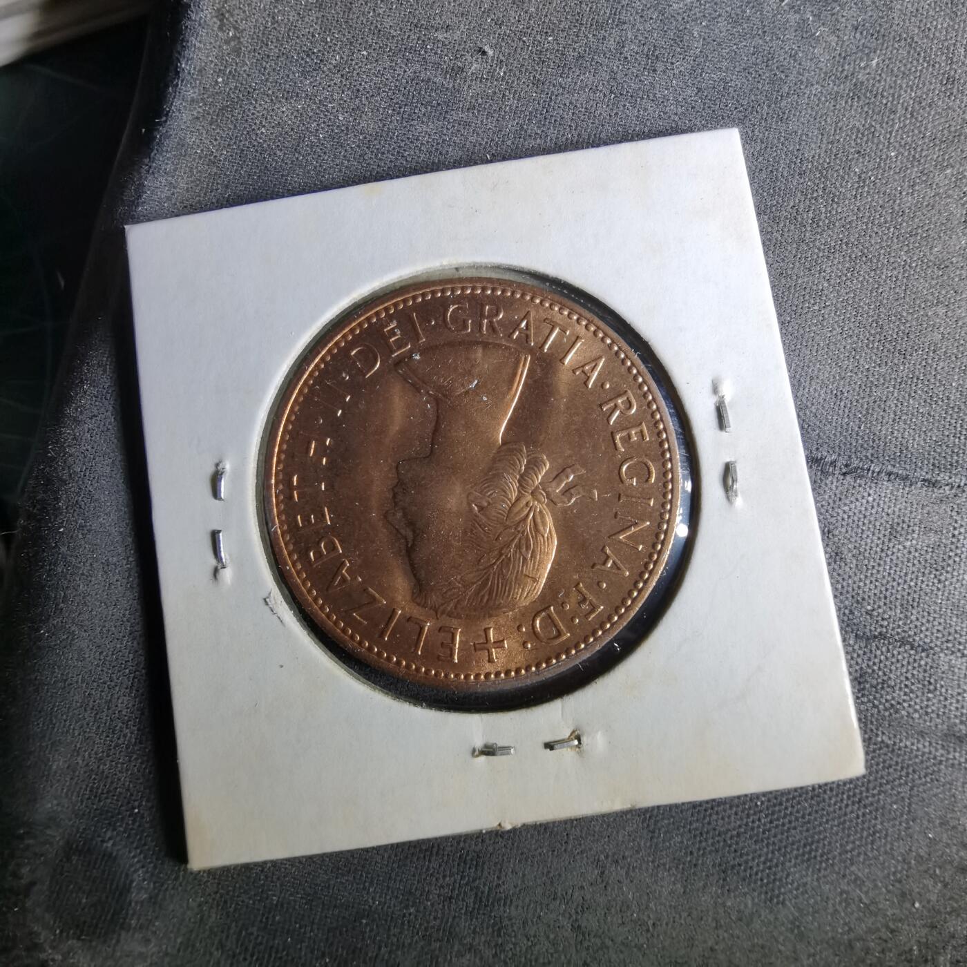 沼泽如烟--第958场 英国1967年1便士