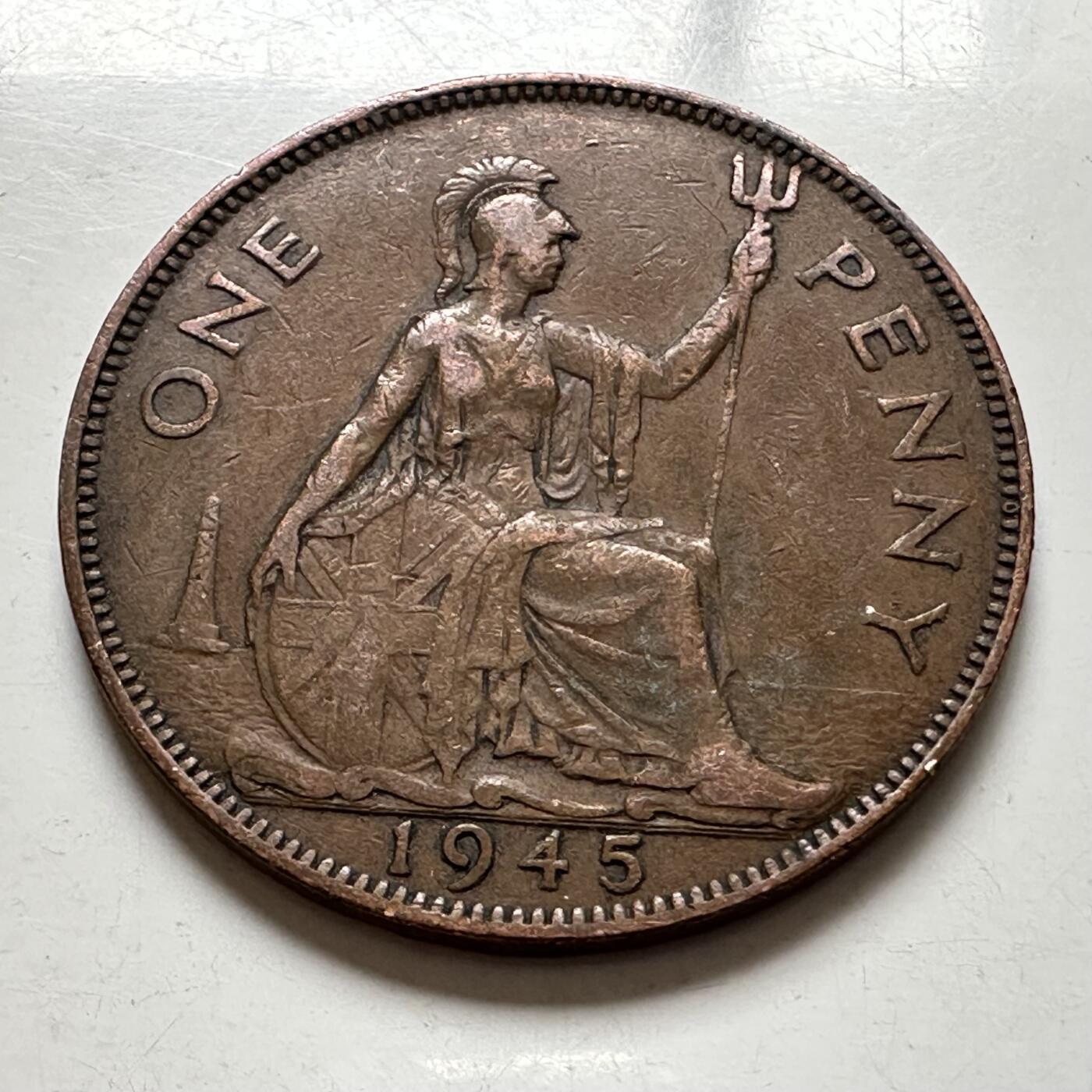 🌹外币初藏🌹🐯2026年第6场  每周二四六晚8️⃣点 接代拍 英国1945年一便士 