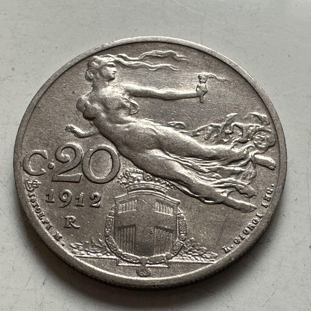 🌹外币初藏🌹🐯2026年第6场  每周二四六晚8️⃣点 接代拍 意大利1912年20分