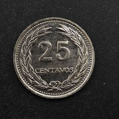 【淘币小摊】实时拍第八百四十六拍   散币场   满百包邮可预留二周 每周一统一发货   - 萨尔瓦多1977年25分