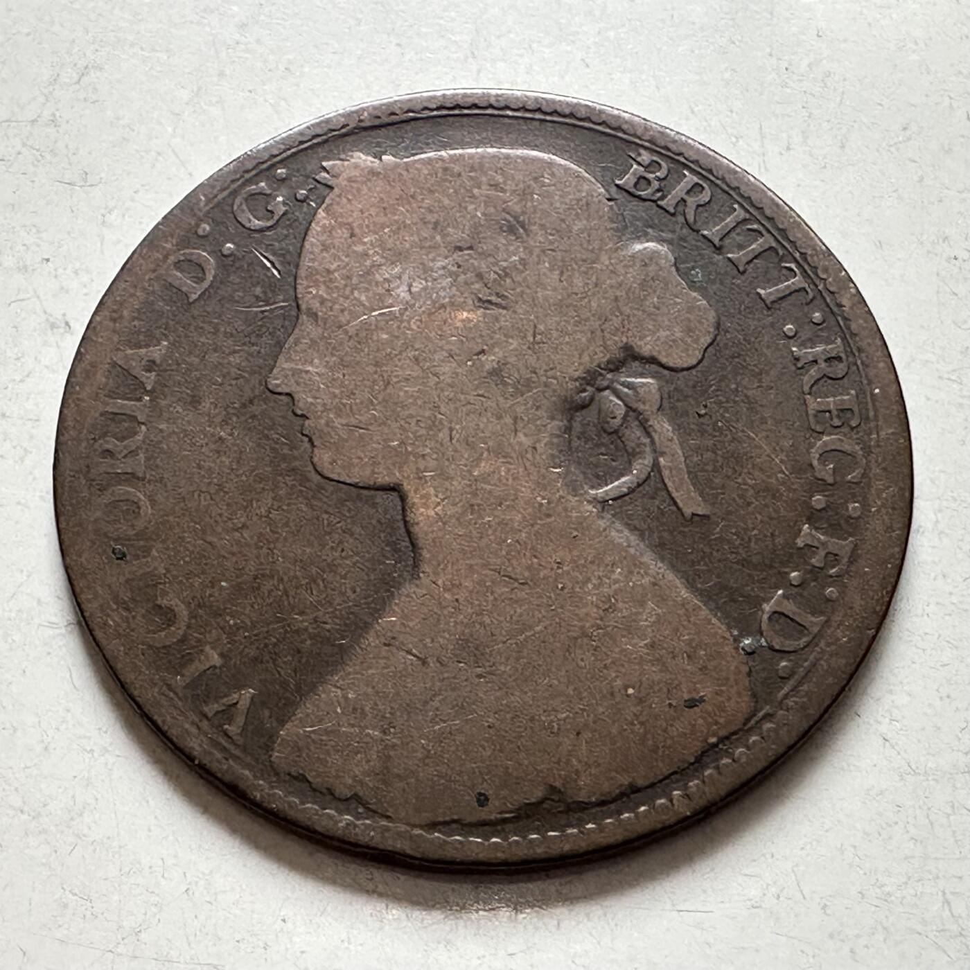 🌹外币初藏🌹🐯2026年第6场  每周二四六晚8️⃣点 接代拍 英国1860年一便士