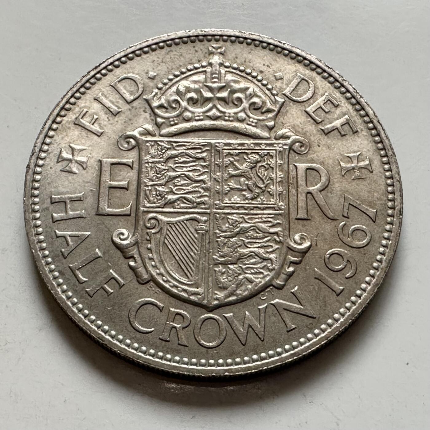 🌹外币初藏🌹🐯2026年第6场  每周二四六晚8️⃣点 接代拍 英国1967年半克朗