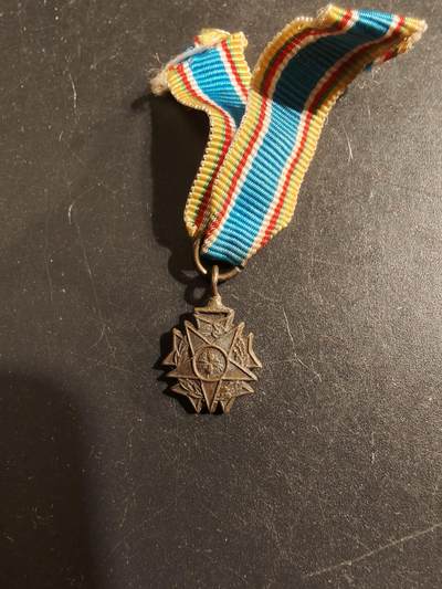 老王徽章第176期 - 法国老兵协会奖章迷你章