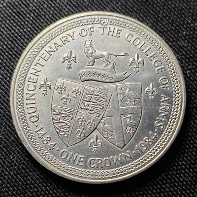 KK钱币收藏小铺  第400期  百期特拍（四拍之四）2月预留时间 周末发货 -  1984马恩岛1克朗纪念币