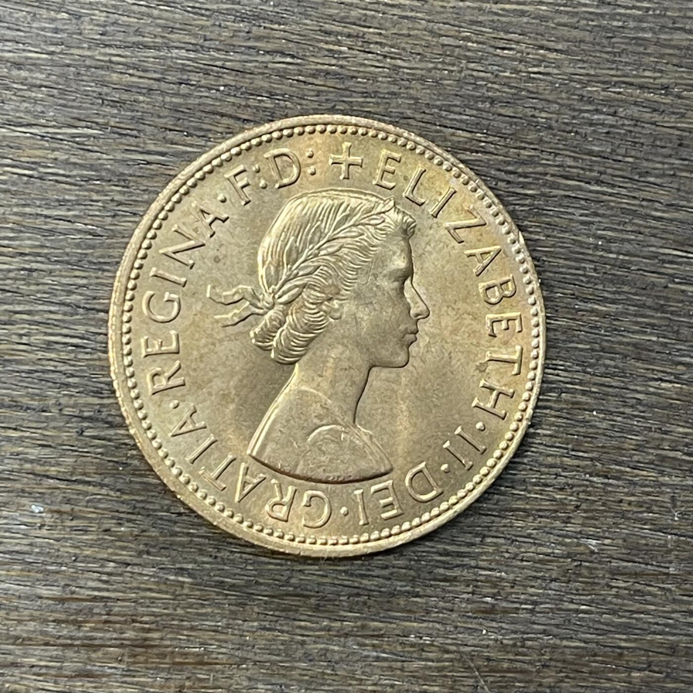 【铜匠收藏】★第138场★散币场。不寄存，30包邮。不满30元，支付5元运费。《接受代拍 代送NGC评级》 11【无寄存】英国1便士不列颠女神伊丽莎白女王铜币