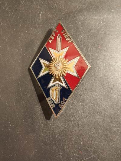 老王徽章第176期 - 法国陆军骑兵与直升机学校第504期学员晋升证章