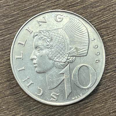 【铜匠收藏】★第138场★散币场。不寄存，30包邮。不满30元，支付5元运费。《接受代拍 代送NGC评级》 - 39【无寄存】奥地利10先令 民族少女直径26mm