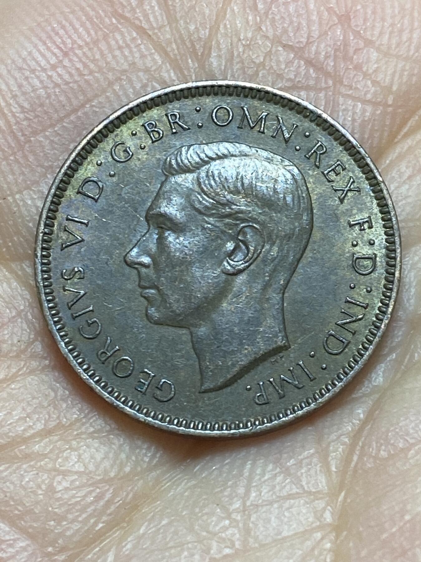 2026年第六场(总第一百七十五场）外国好品散币场(免佣金) 英国🇬🇧1939年1法新(乔治六世第一版)