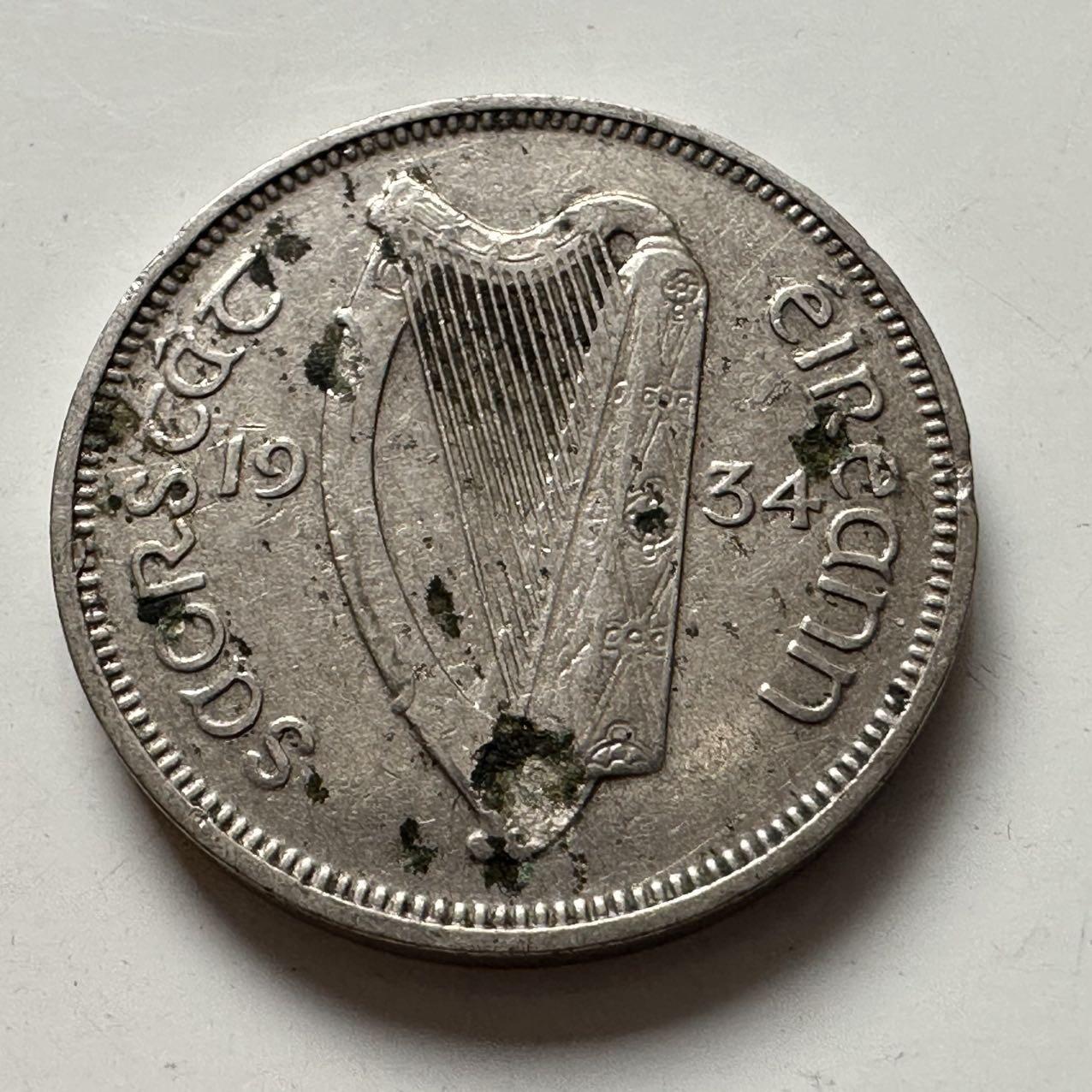 🌹外币初藏🌹🐯2026年第6场  每周二四六晚8️⃣点 接代拍 爱尔兰1934年6便士