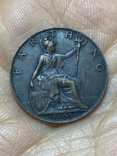 2026年第六场(总第一百七十五场）外国好品散币场(免佣金) - 深打好品–英国🇬🇧1905年1法新(爱德华七世时期)