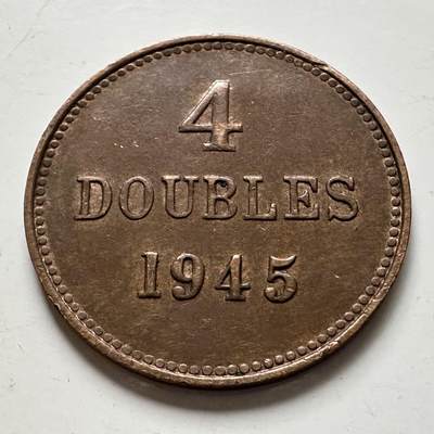 🌹外币初藏🌹🐯2026年第6场  每周二四六晚8️⃣点 接代拍 - 根西岛1945年4道布