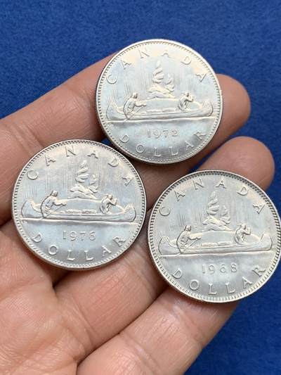 《竞宝斋》第456场 周日，周一，周二   3场连拍 （全场包邮）欢迎送拍 - 三枚一组 加拿大划船1元（1968，1972，1976各1枚）