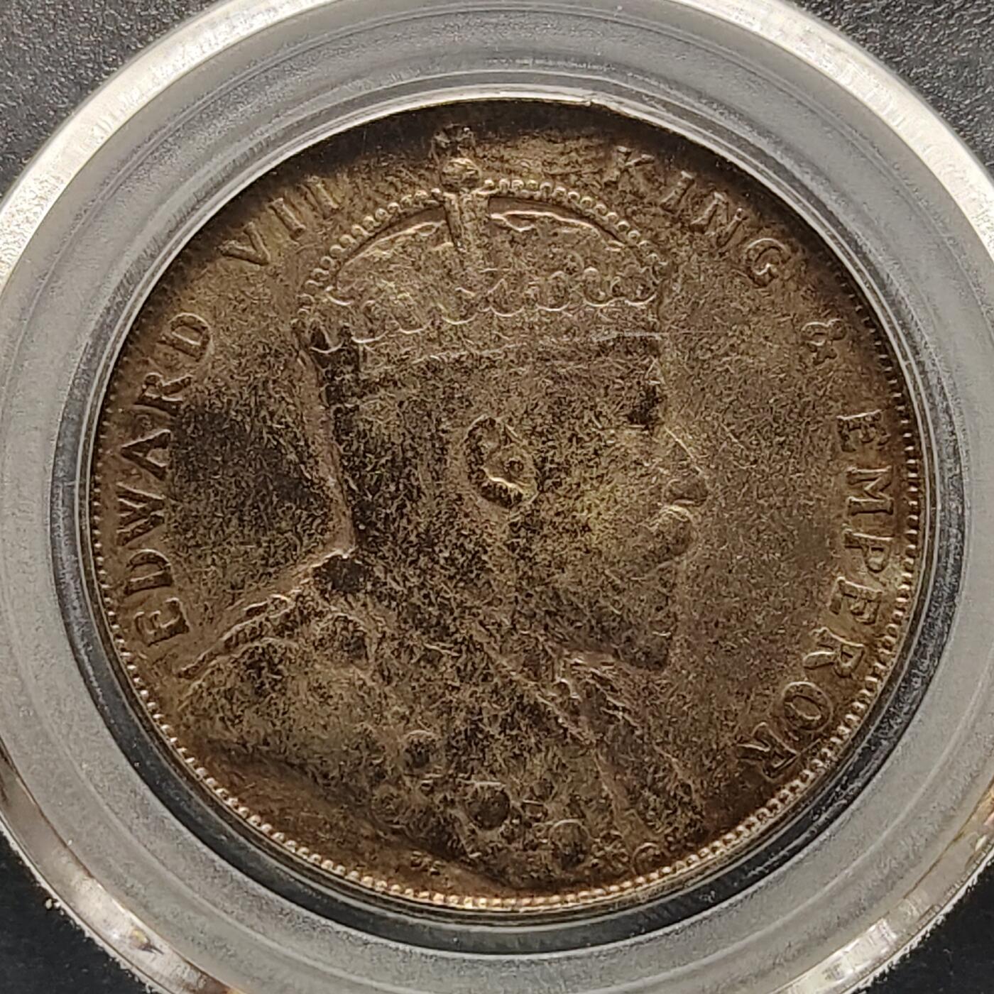 【全场包邮】纯粹捡漏拍495场-持续更新中 英属海峡1907年爱德华七世1元银币-公博XF06（评级编号27630）【纯银价约363元（按20元银价折算）】