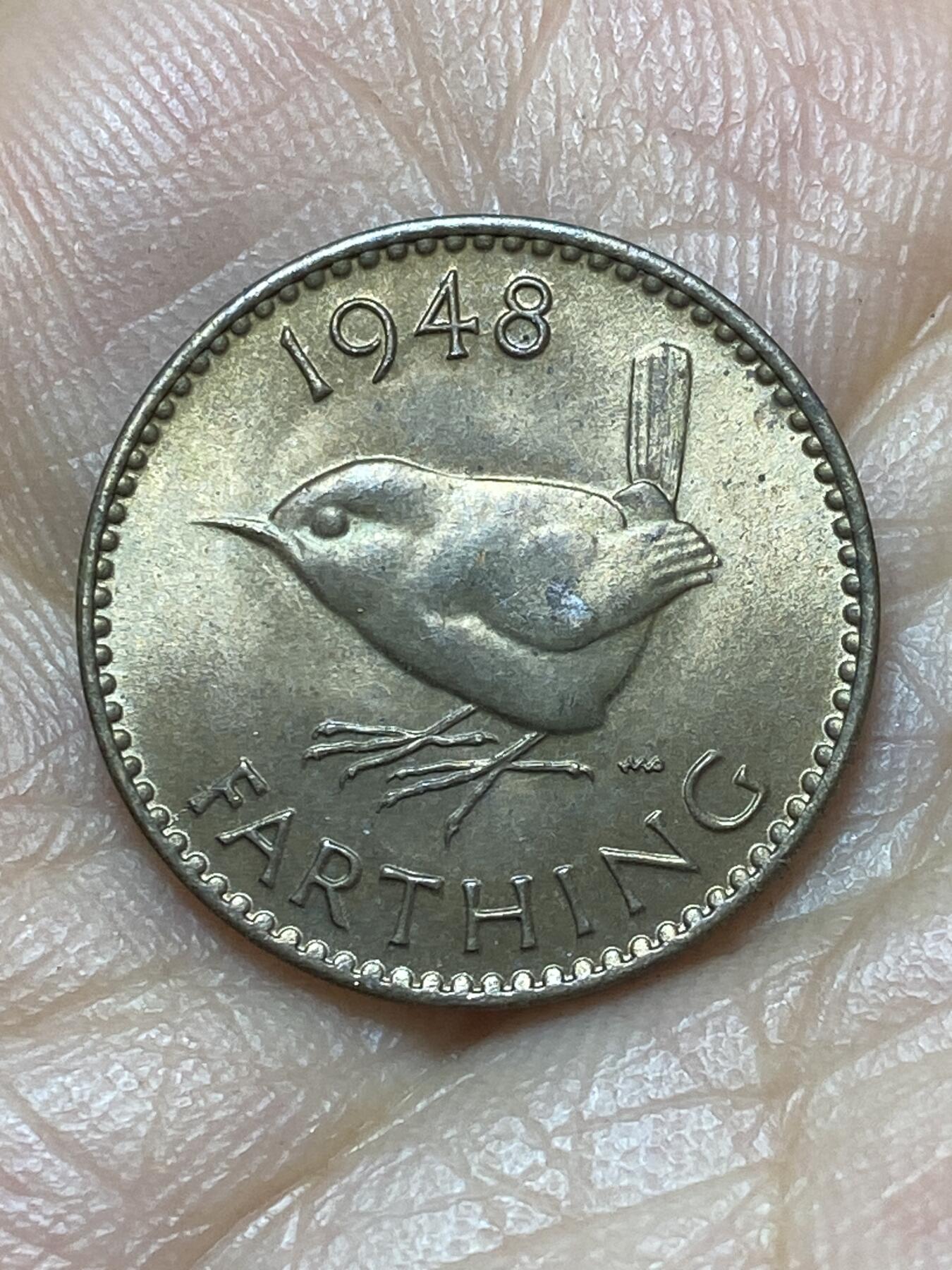 2026年第六场(总第一百七十五场）外国好品散币场(免佣金) 原光好品–英国🇬🇧1948年1法新(乔治六世第一版，关门年)