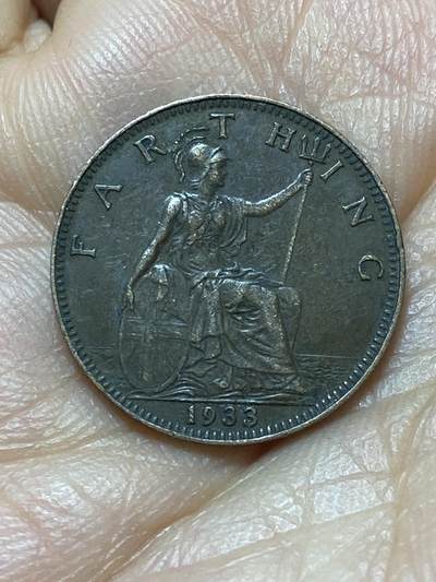 2026年第六场(总第一百七十五场）外国好品散币场(免佣金) - 英国🇬🇧1933年1法新(乔治五世第三版)