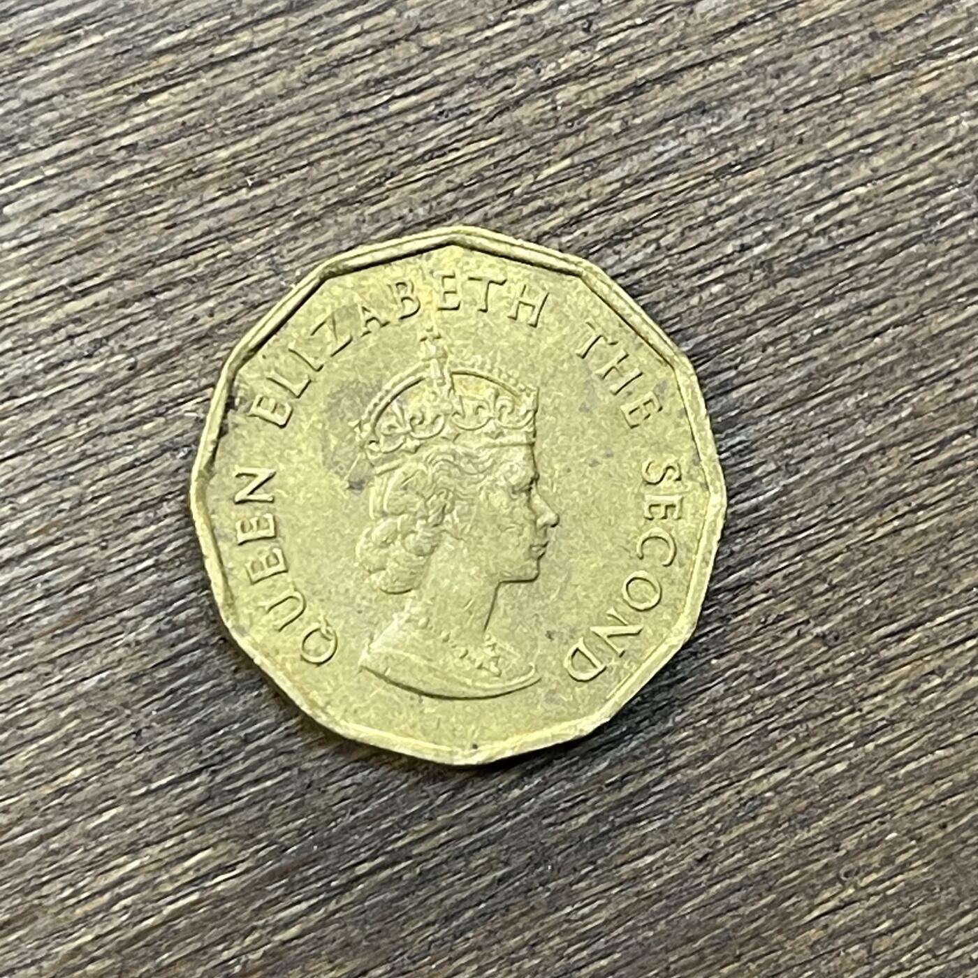 【铜匠收藏】★第138场★散币场。不寄存，30包邮。不满30元，支付5元运费。《接受代拍 代送NGC评级》 44【无寄存】英属泽西岛1/4先令多边形黄铜币