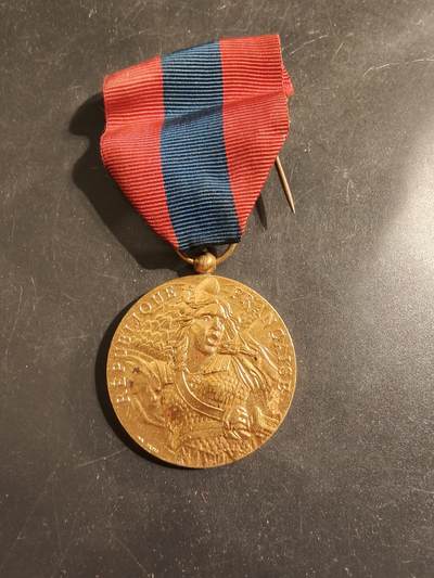 老王徽章第176期 - 法国金级国防服役奖章