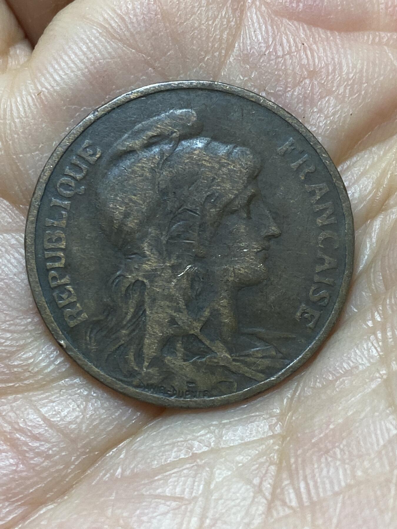 2026年第六场(总第一百七十五场）外国好品散币场(免佣金) 特年–法兰西第三共和国1905年5生丁